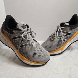 New‎ Balance Gray and Orange Performance Athletic Shoes